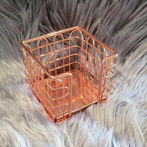 Rose Gold Post It Holder